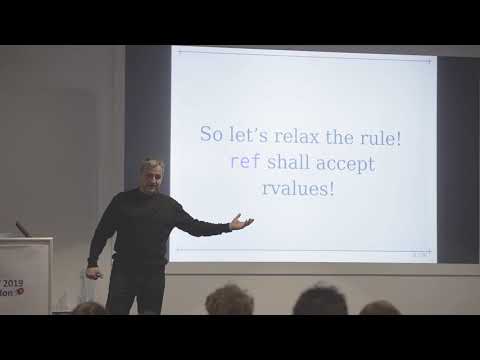 DConf 2019 Day 3 Keynote: Binding Rvalues to ref Parameters -- Andrei Alexandrescu
