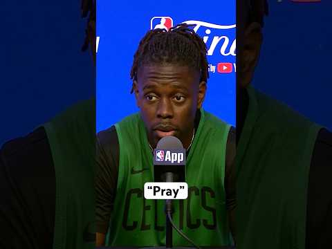 “Pray” – Jrue Holiday on what to do when guarding Kyrie Irving #Shorts