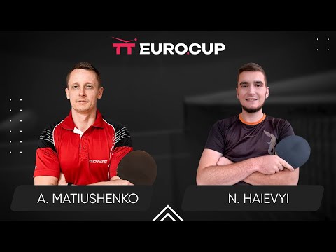 18:50 Andrii Matiushenko - Nazarii Haievyi 07.09.2024 TT Euro.Cup Ukraine Master. TABLE 3