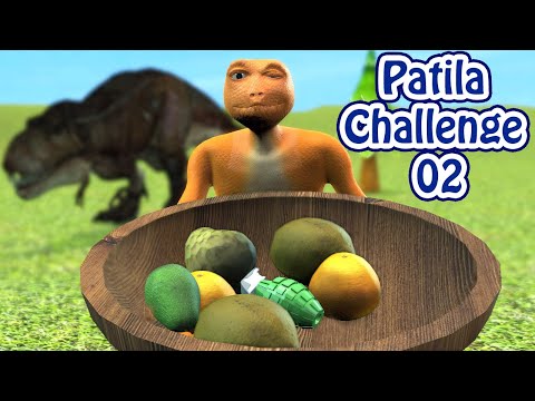 Patila Challenge Part 02 | Patila VS Dinosaur Fighting.