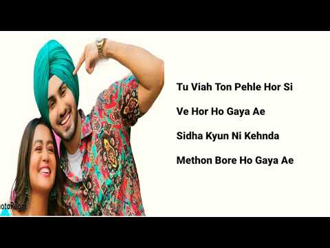 Khad Tainu Main Dassa (Neha kakkar | Rohanpreet Singh | Kada tenu main dassa Song lyric)