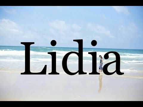 How To Pronounce Lidia🌈🌈🌈🌈🌈🌈Pronunciation Of Lidia