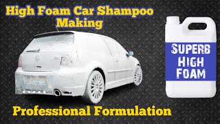 high foaming car wash formulations | high foam car shampoo making | small profitable business ideas