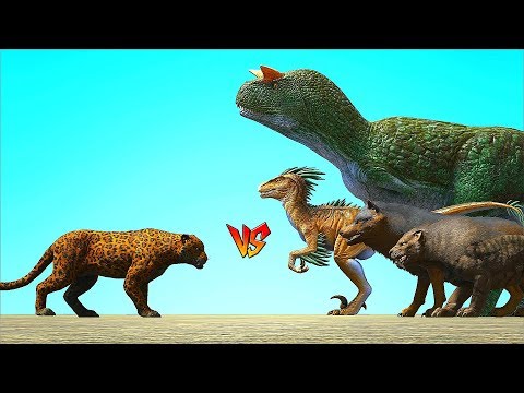 Ark Survival - GIANT JAGUAR vs ARK DINOS [Ep.170]