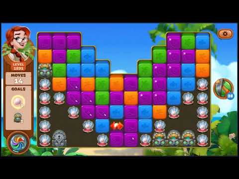 Lost Island Blast Adventure Level 1891 - NO BOOSTERS 🏝️ | SKILLGAMING ✔️