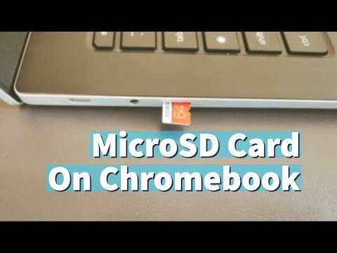 How to install and format MicroSD Card on Chromebook
