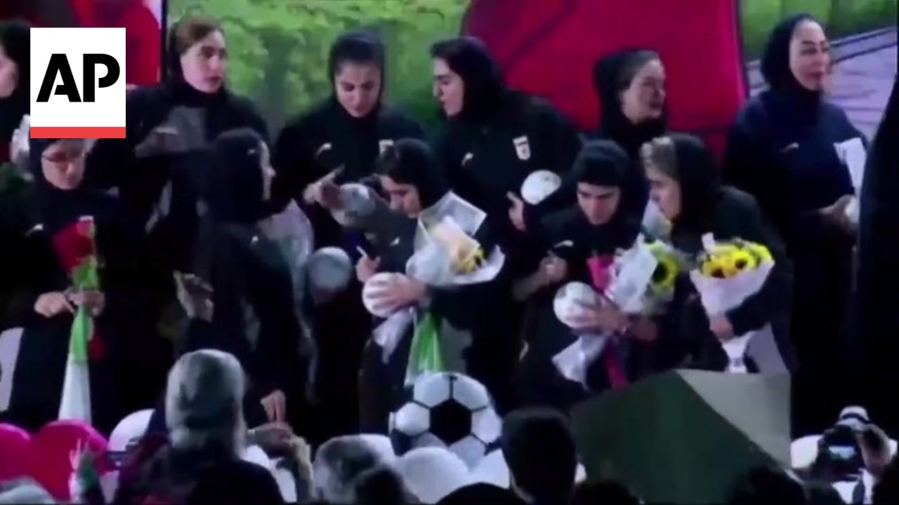 Video | Welcoming ceremony for Iran's returning women’s soccer team
