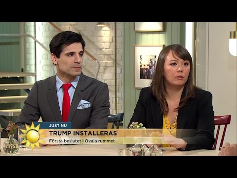 I dag flyttar Trump in i Vita huset - Nyhetsmorgon (TV4)