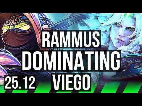 RAMMUS vs VIEGO (JGL) | Dominating | NA Master | 25.12