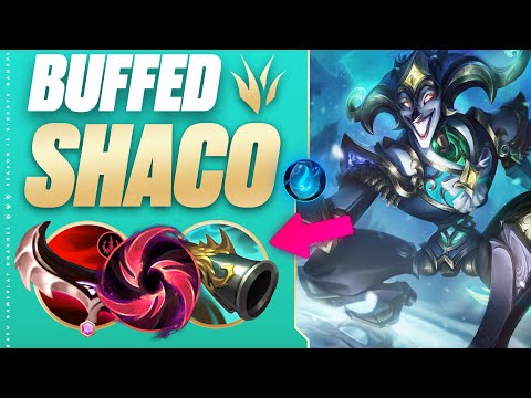 BUFFED SHACO JUNGLE Is Absolutely AD-Licious 🤡🔪 (NUCLEAR damage) | League of Legends Season 13