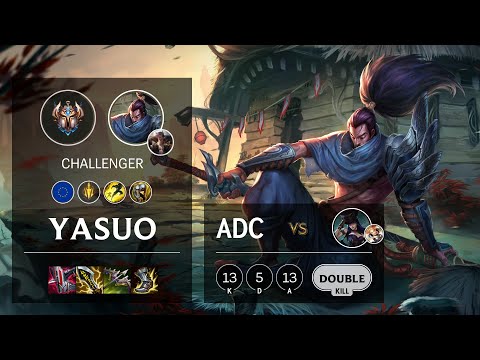 Yasuo ADC vs Caitlyn - EUW Challenger Patch 11.24