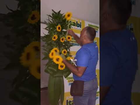 Decoração de igreja para aniversário da cidade de Itabi-SE #valmirpaesdesignfloral #flores #itabi