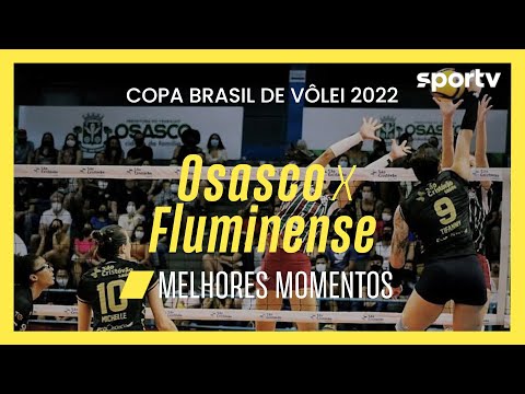 OSASCO 3 X 0 FLUMINENSE | MELHORES MOMENTOS | COPA BRASIL FEMININA DE VÔLEI 2022 | sportv