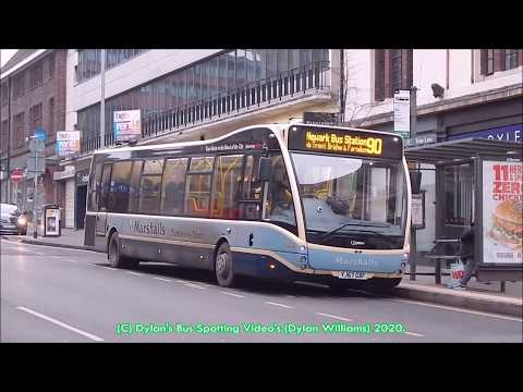 Ride on Marshalls of Sutton on Trent YJ67 GBF OP118 Optare Versa Route 90.