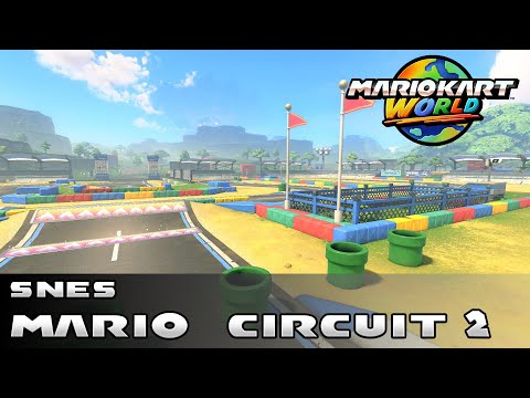 SNES Mario Circuit 2 - Mario Kart World