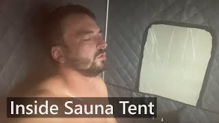 What It’s Like Inside a Steam Sauna From Amazon
