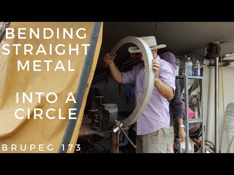 Bending straight metal into a circle - Project Brupeg Ep. 173