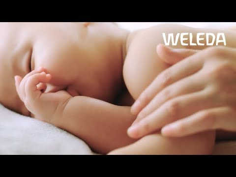 Die neue parfümfreie Weiße Malve Babypflege von Weleda 