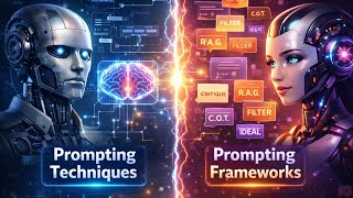 Prompting Frameworks Explained | Difference Between Prompting Techniques and Frameworks
