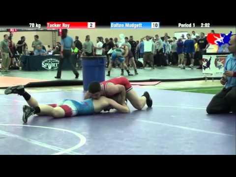 Tucker Ray vs. Dalton Mudgett at 2013 ASICS University Nationals - FS