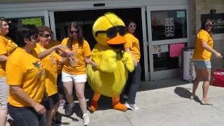preview picture of video 'Great American Duck Race Preview Party @Krogers in Willis, TX'