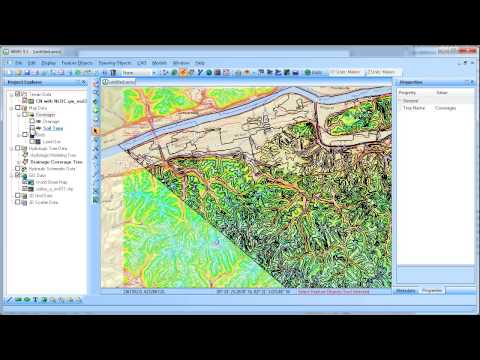 Compute Curve Number (CN) in WMS using SSURGO soil type data and NLCD for Land Use