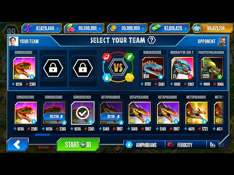 GORGOSUCHUS SUPER STRONG AMPHIBIAN WARRIOR CHALLENGE | JURASSIC WORLD THE GAME