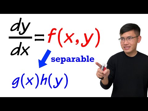 Separable Differential Equation (introduction & example)