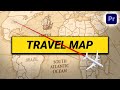 How To Create A TRAVEL MAP INTRO Like INDIANA JONES In Premiere Pro