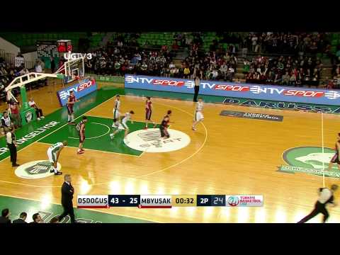 Darüşşafaka Doğuş - Muratbey Uşak Sportif Maç Özeti Türkiye Basketbol Ligi