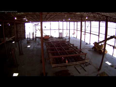 WTDTF Interior Construction Time Lapse as of July 30, 2012