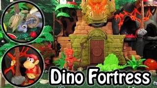 Monkey Business 4: Imaginext Dino Fortress Playset T-Rex Dinosaur Battle Fisher Price MLP Toy Review