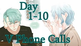 Mystic Messenger - V Phone Calls [Day 1-10]