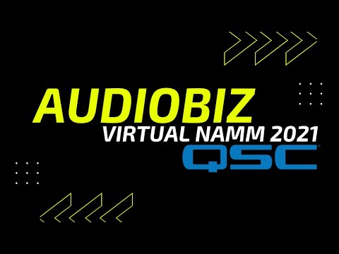 Audiobiz Virtual NAMM 2021 - QSC