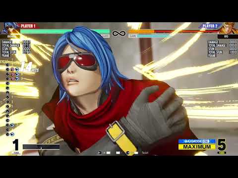 KOF 15 beta 2 Kronen (K999) possible max damage combo