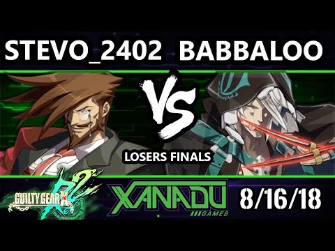 F@X 263 GGXRD2 - Stevo_2402 (Slayer) Vs. Babbaloo (Raven) - Guilty Gear XRD Rev 2 Losers Finals