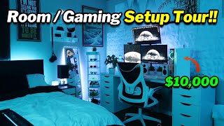 17 Year Old's $10,000 Gaming Setup / Room Tour!!!