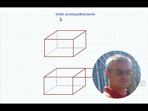 Siatki prostopadłościan&oacute;w - Matematyka Szkoła Podstawowa Gimnazjum