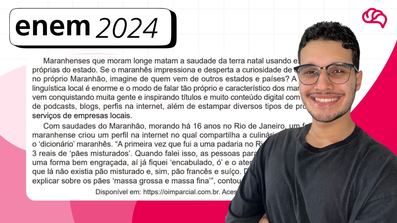 Resolução em Vídeo — Questão 14 ENEM 2024