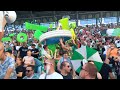 Ferencváros - Puskás Akadémia 1-2, 2023 - Green Monsters szurkolás
