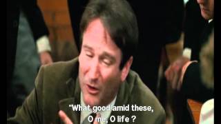Why do we read and write poetry? (Dead Poets Society)