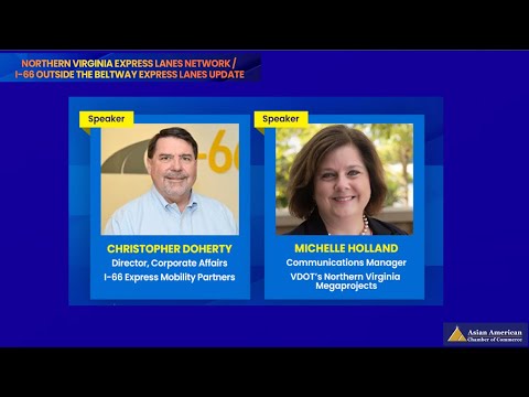 Northern Virginia Express Lanes Network / I-66 Outside the Beltway Express Lanes Update