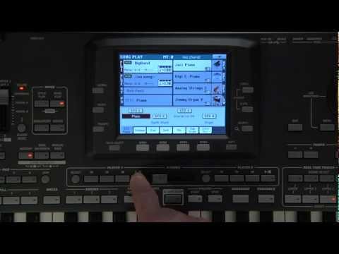 Korg Pa3X Video Manual Part 4- Song Play