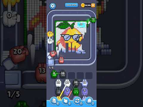 Pixel Flow Level 2724 Walkthrough
