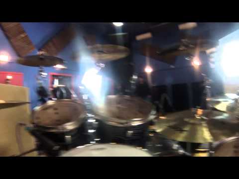 A bit of drumming fun - GoPro chest vest in the studio @ Pony Music