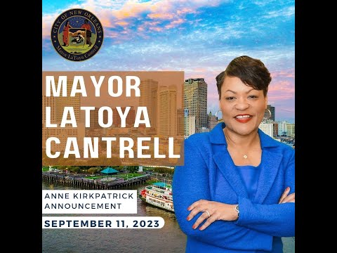 Mayor Cantrell Announces Anne Kirkpatrick NOPD Superintendent Nominee | September 11, 2023