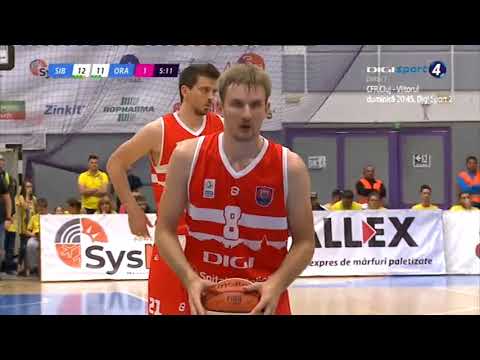 2018 Romanian League Semifinals - Game 1: Sibiu vs Oradea 78-81 (0-1) Q1