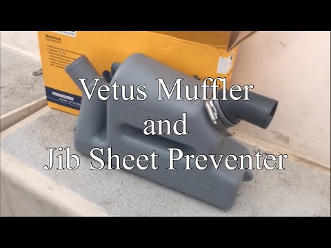 Contessa 26 Refit ep.24 - Muffler and Jib Sheet \"Preventer\"