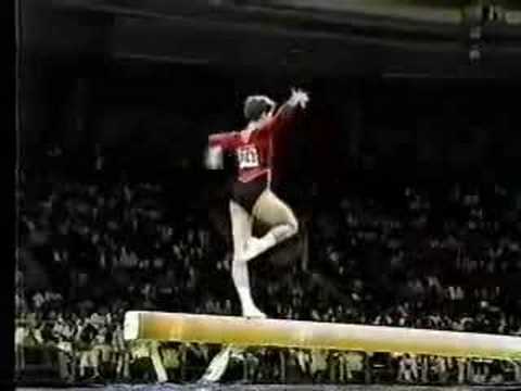 Dorte Thuemmler - 1988 Olympics Team Compulsories - Balance Beam