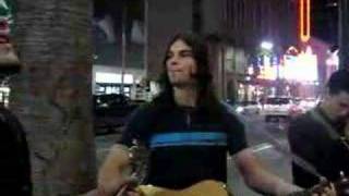 Jaz &amp; Chris Sing on Hollywood Blvd